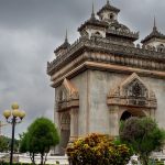 Laos Vientian patuxai Laos Vientian patuxai