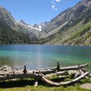 La vallée de Cauterets dans les Pyrénées, été comme hivers