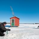 Pêche sur  la glace pêche blanche Montréal