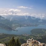 Le lac d'Annecy depuis Roche Murraz Le lac d'Annecy depuis Roche Murraz